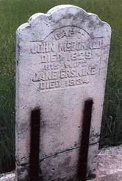 Headstone in Ontario, Canada